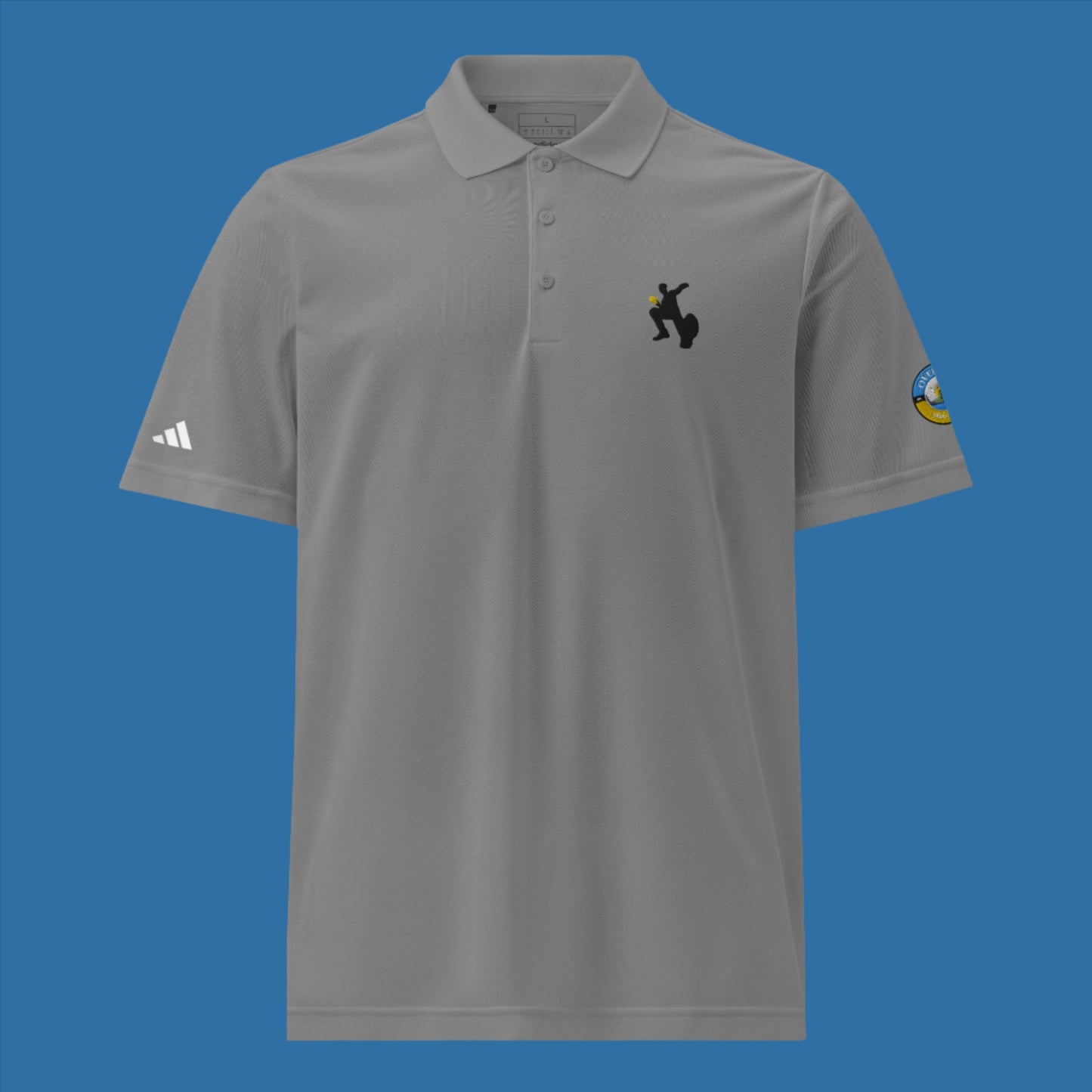 Keep on Huckin Adidas sport polo with Overland Logo