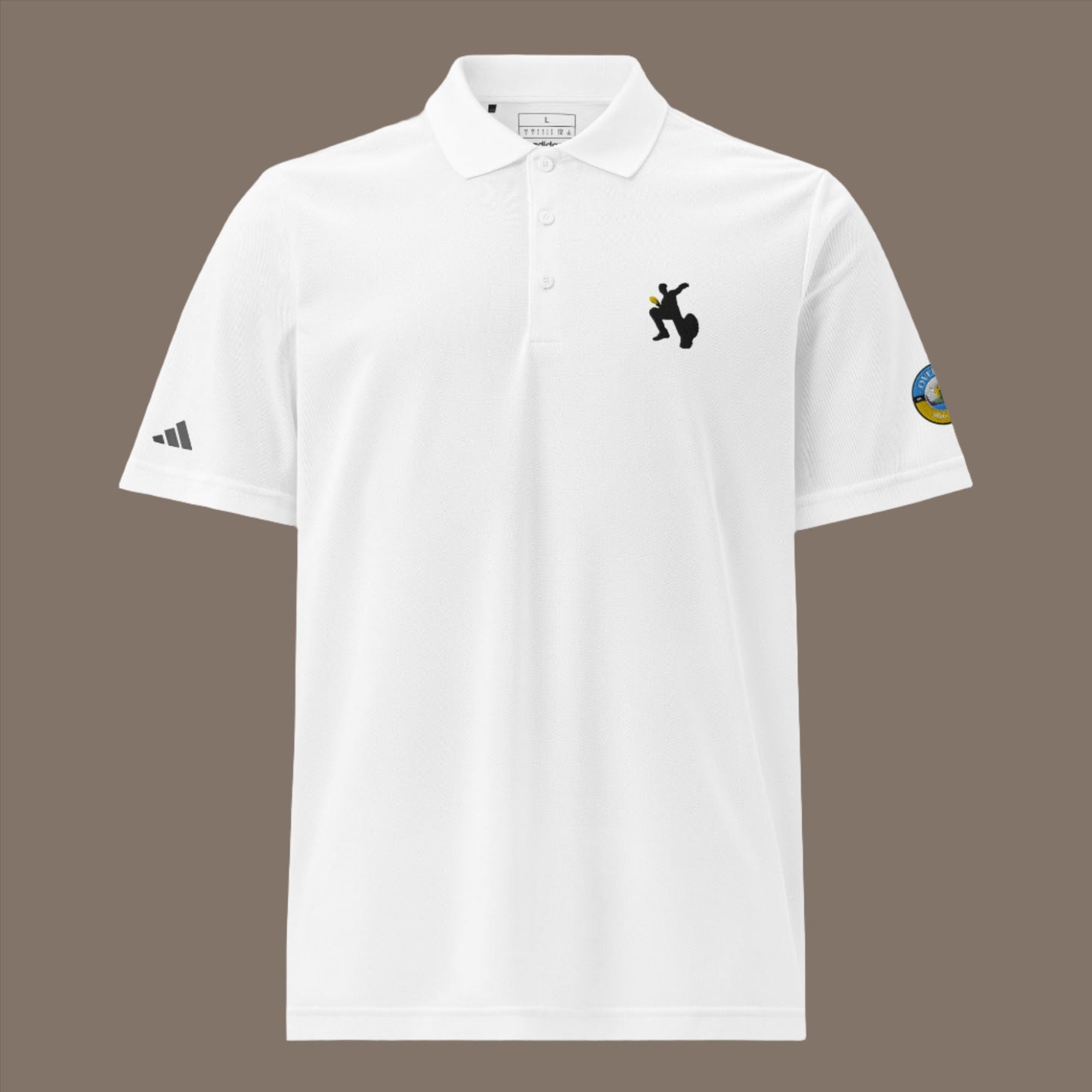 Keep on Huckin Adidas sport polo with Overland Logo