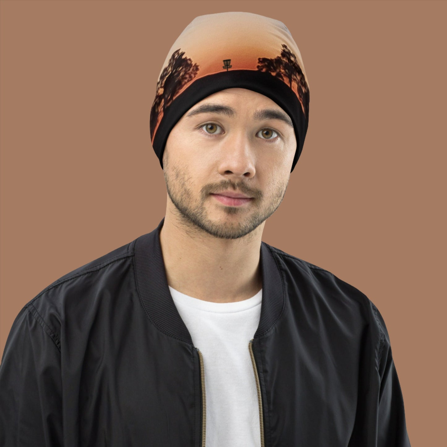 Scott Road Sunset with Basket  All-Over Print Beanie