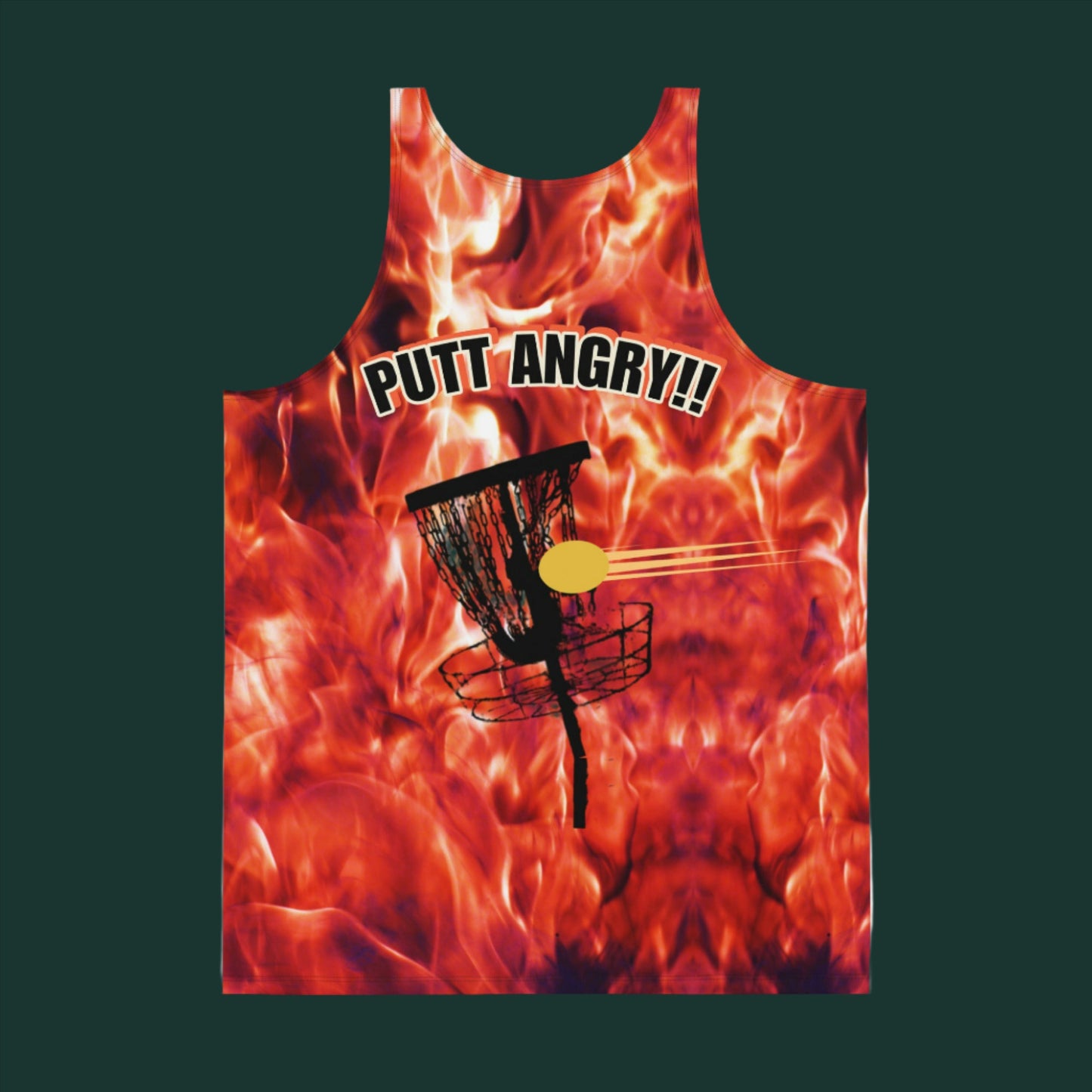 Putt Angry Unisex Tank Top