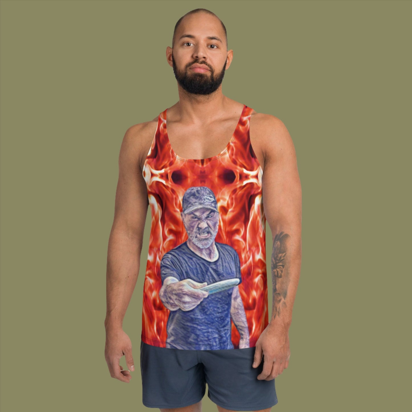 Putt Angry Unisex Tank Top