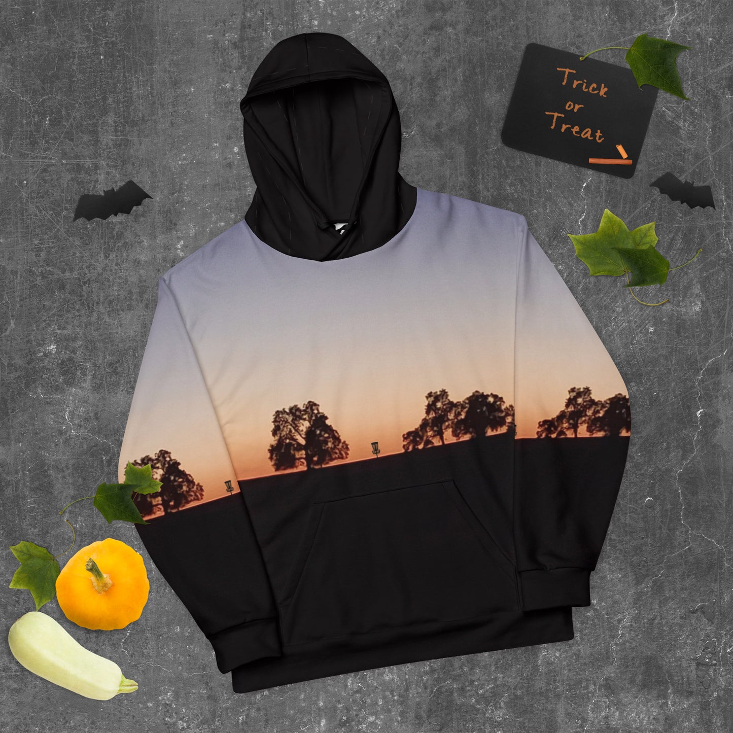 Scott Road Sunset with Basket Unisex Hoodie