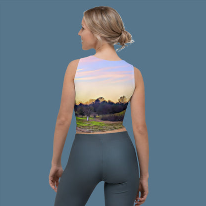 Sunset at Murieta Crop Top