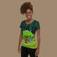 Tree's R Dicks All-Over Print Women's Athletic T-shirt
