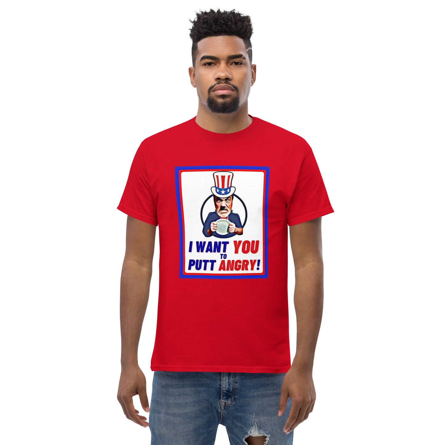 Uncle Sam Putt Angry tee